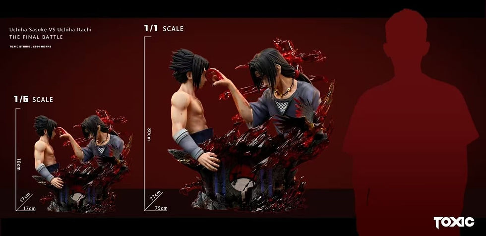 Toxic Studio - Naruto - Sasuke Vs. Itachi GK Resin Statue