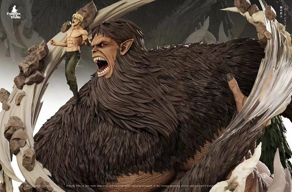 Thumbnail: Freedom Studio - Attack on Titan - Beast Titan Zeke Jaeger GK Resin Statues