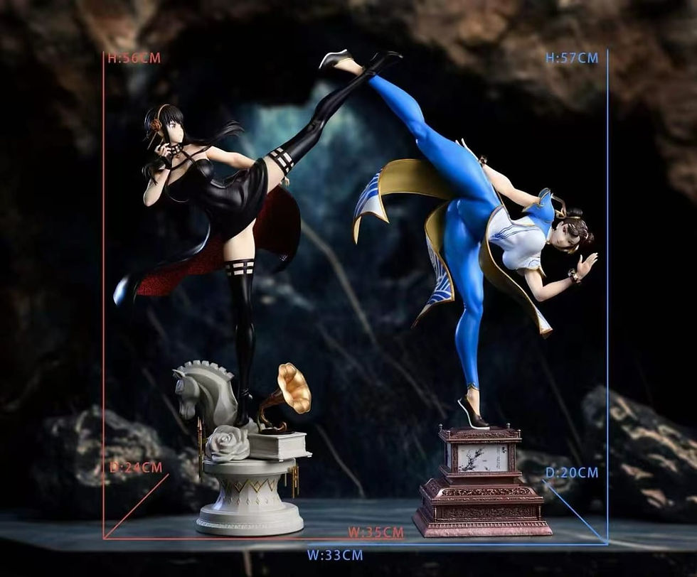 Xpic Studio - 1/4th Chun Li & Yor Forger GK Resin Statues