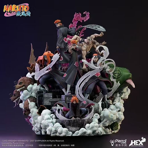 Hex Collectibles - Naruto - 1/8th Six Paths of Pain GK Resin
