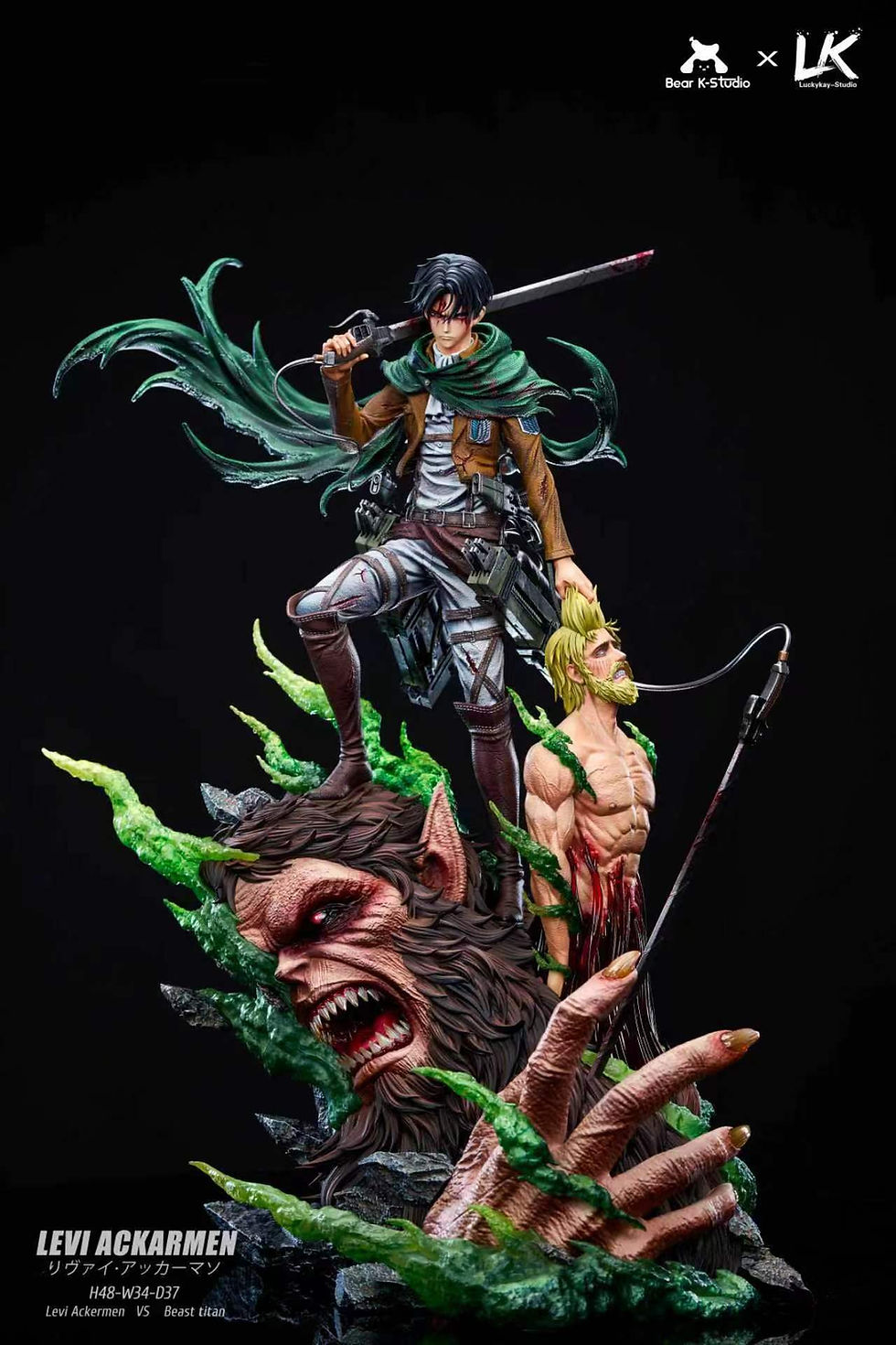 BK Studio - Attack On Titan - Levi Ackerman GK Resin Statues