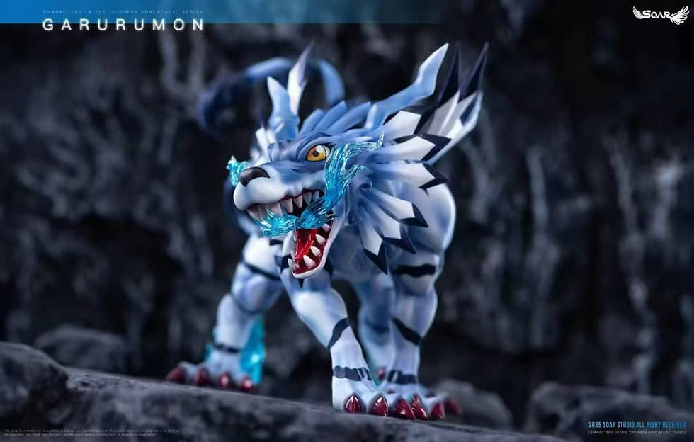 Soar Studio - Digimon - Garurumon GK Resin Statues