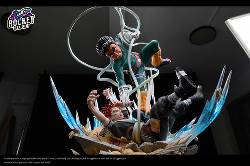 Rocket Studio - Naruto 1/6th Scale Rock Lee VS Gaara | GKResinStatues