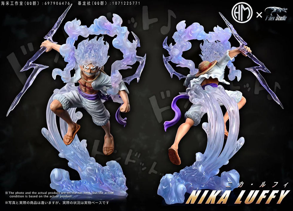ONEPIECE モンキー・D・ルフィ ギア5 ニカ T-rex Studio HM x T-Rex Studio - One Piece Luffy Gear5 Nika | GKResinStatues