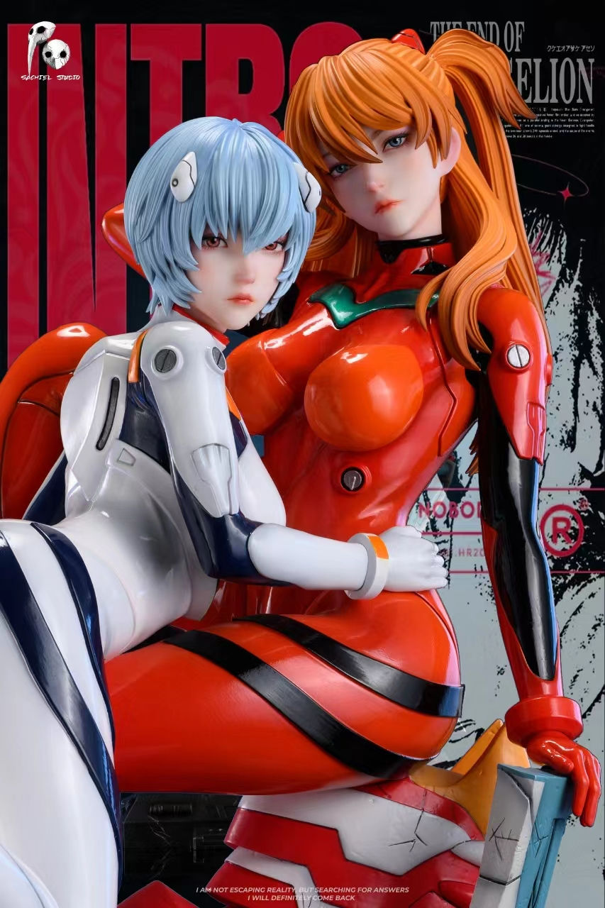 Thumbnail: Sachiel Studio - Evangelion 1/4th Scaled Asuka & Rei GK Resin Statue