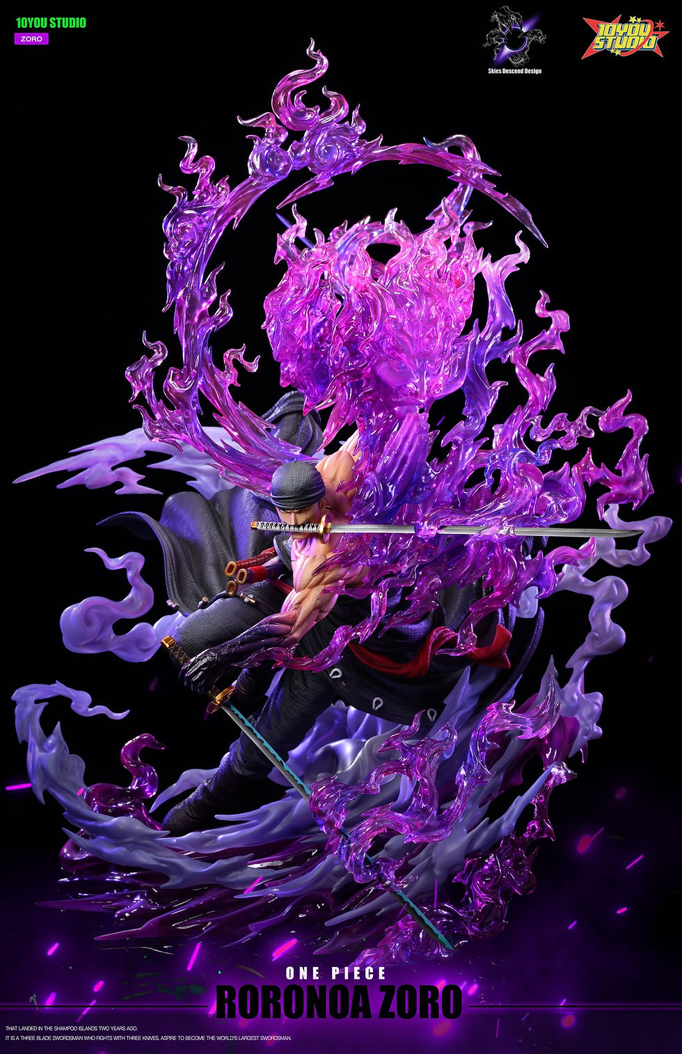 10YOU Studio - One Piece Zoro GK Resin Statue