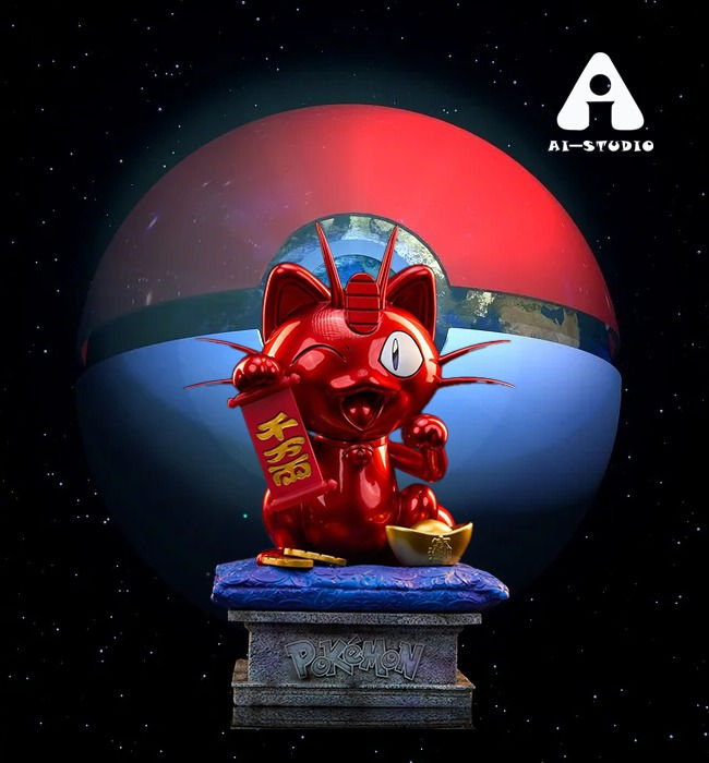 Thumbnail: Ai Studio - Pokemon - Meowth GK Resin Statue