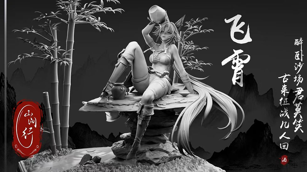 Sanjianxing Studio - Honkai Star Rail - Feixiao GK Resin Statue