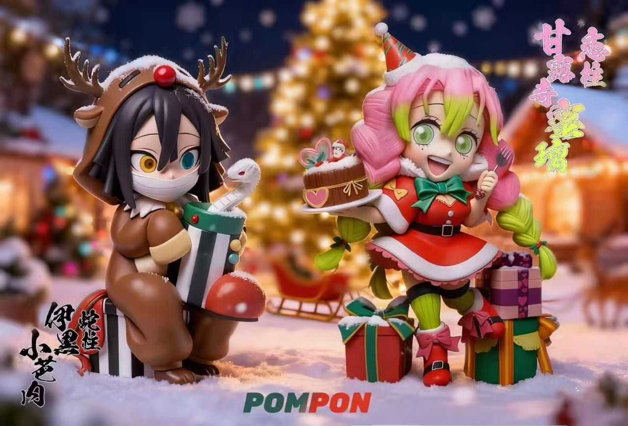 PomPon Studio - Demon Slayer - Obanai Iguro & Mitsuri Kanroji GK Resin Statues