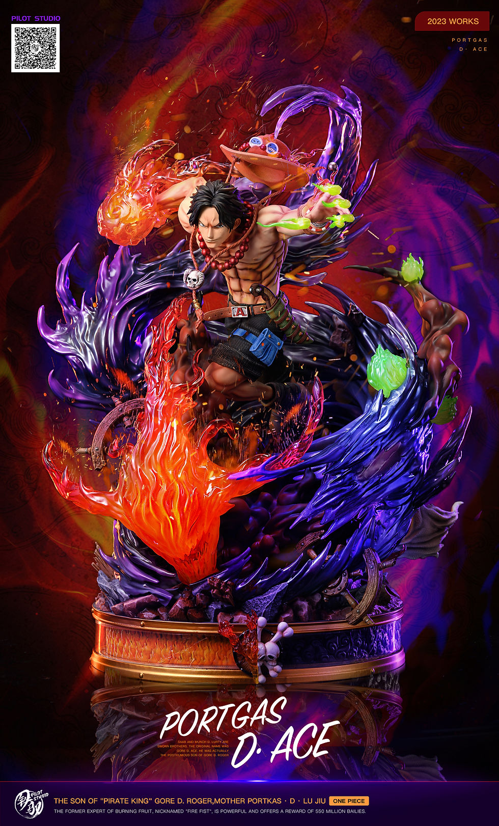 Pilot Studio - One Piece 1/6th Scale Portgas D Ace