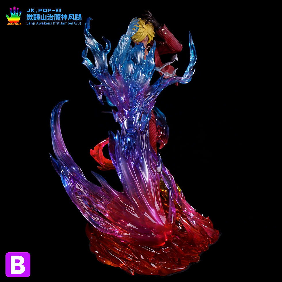 JacksDo Studio - One Piece Sanji Red Flame Version GK Resin Statue