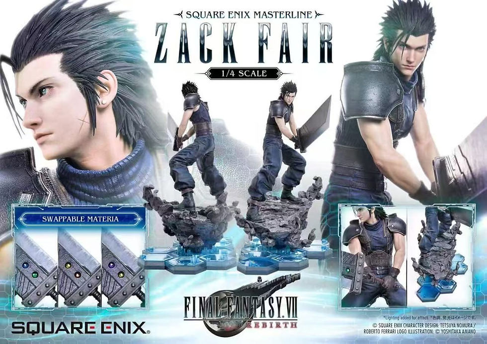 SQUARE ENIX MASTERLINE - Final Fantasy 7 - 1/4 Scale Zack Fair GK Resin Statue