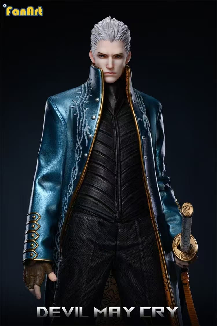 FanArt - Devil May Cry 3 - Vergil GK Resin Statue