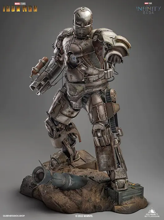 Thumbnail: Queen Studios - Marvel Licensed 1/4th Scale Iron Man Mark 1 MK 1 Resin Statue