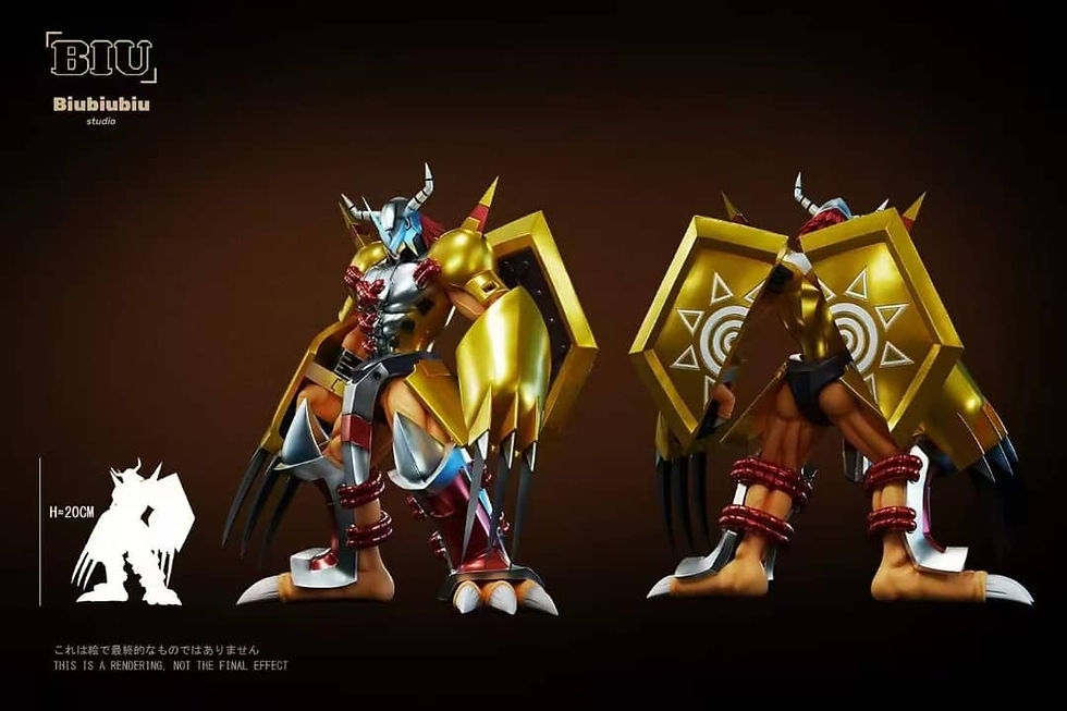 BiuBiuBiu Studio - Digimon - War Greymon GK Resin Statues