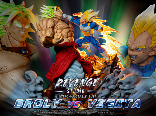 【※グリーズマン】　タンクトップBKM　BROLY+VEGETA Dragon Ball Z Anime Action Figure Super Sound Goku Broly