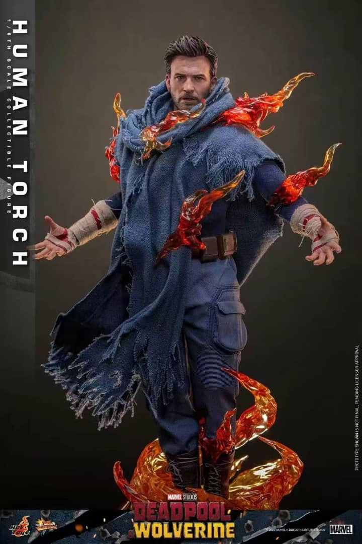 Hot Toys - Deadpool & Wolverine - 1/6th Human Torch GK Resin Statue