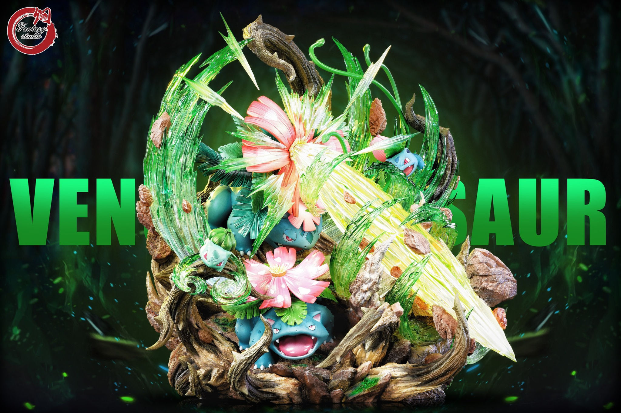 Fantasy Studio - Pokemon Venusaur Family