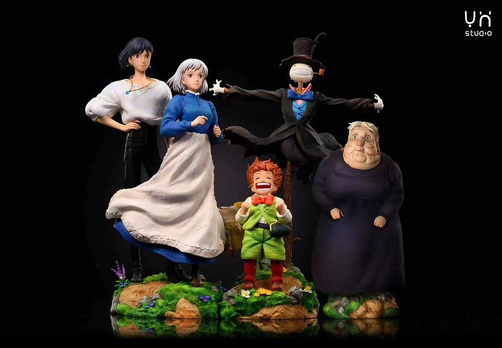 Thumbnail: YH Studio - Howl's Moving Castle 5 Piece Set GK Resin Statues