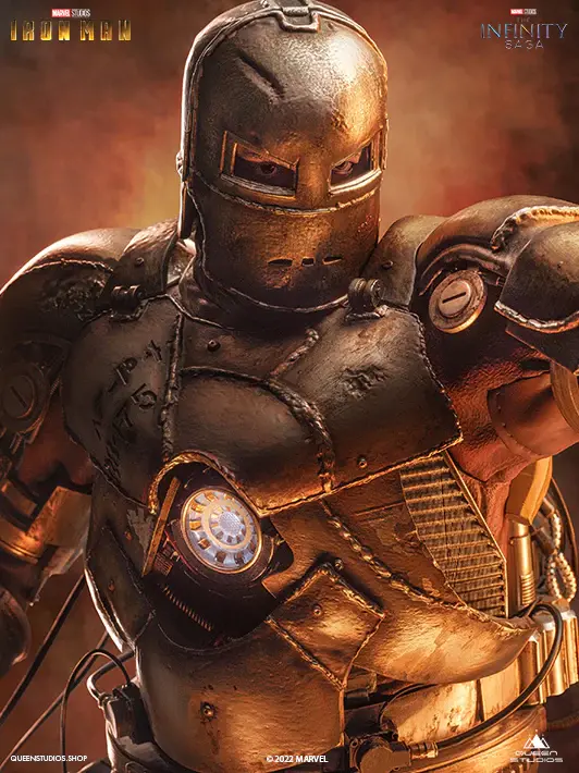 Queen Studios - Marvel Licensed 1/4th Scale Iron Man Mark 1 MK 1 Resin Statue