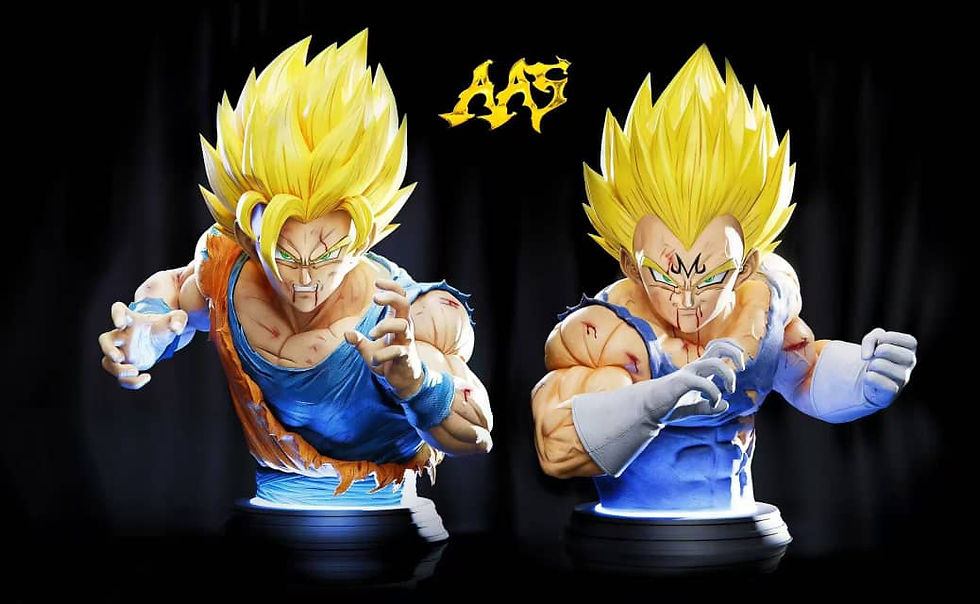 ArmyAnt Studio - Dragon Ball - Goku X Vegeta Bust GK Resin Statue