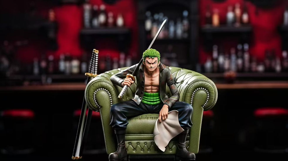 Pin Jiang Meng Qi & TMD Studio - One Piece - Roronoa Zoro GK Resin Statues