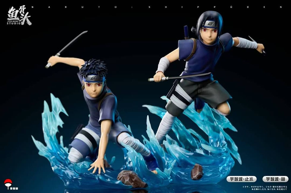 Fish Bone Studio - Naruto - Childhood Itachi & Shisui GK Resin Statue