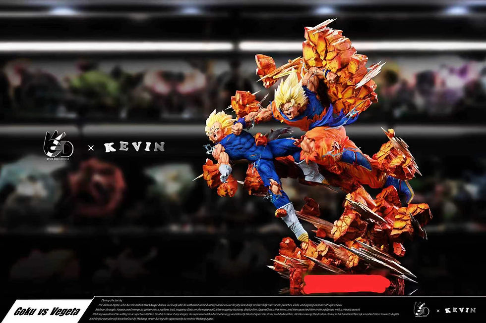Grand Design Studio - Dragon Ball - Goku vs Vegeta GK Resin Statues