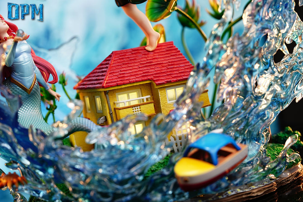 Thumbnail: OPM Studio - Ponyo on the Cliff Sosuke & Ponyo GKResinStatues