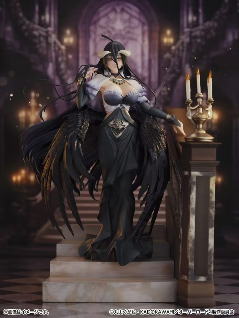 SSF Studios - Overlord - 1/7th Scale Albedo Black Dress ver. GK Resin Statue