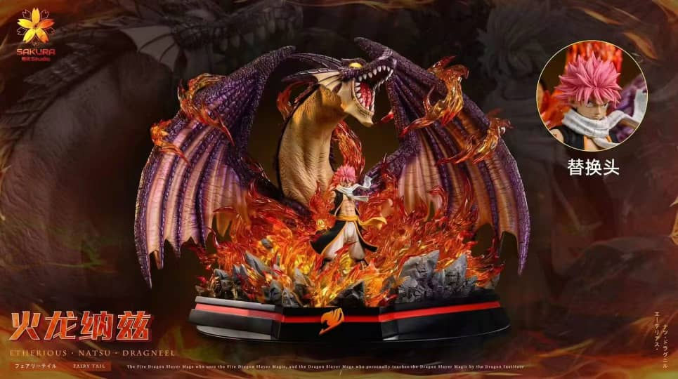 Sakura Studio - Fairy Tail - Etherious Natsu Dragneel GK Resin Statues