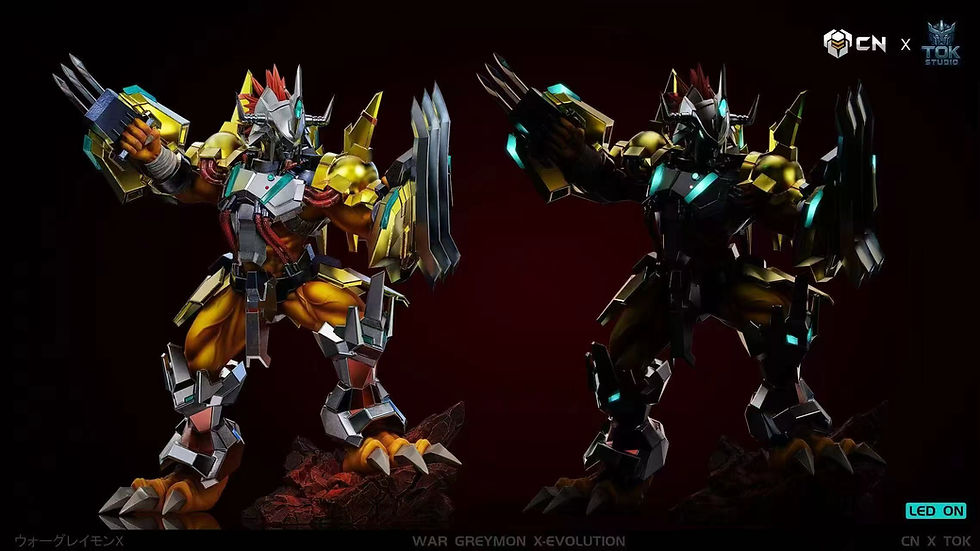 Tok Studio - Digimon - War Greymon GK Resin Statues