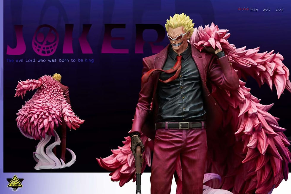 SBS - One Piece - Doflamingo & Corazon & Childhood Trafalgar GK Resin Statue