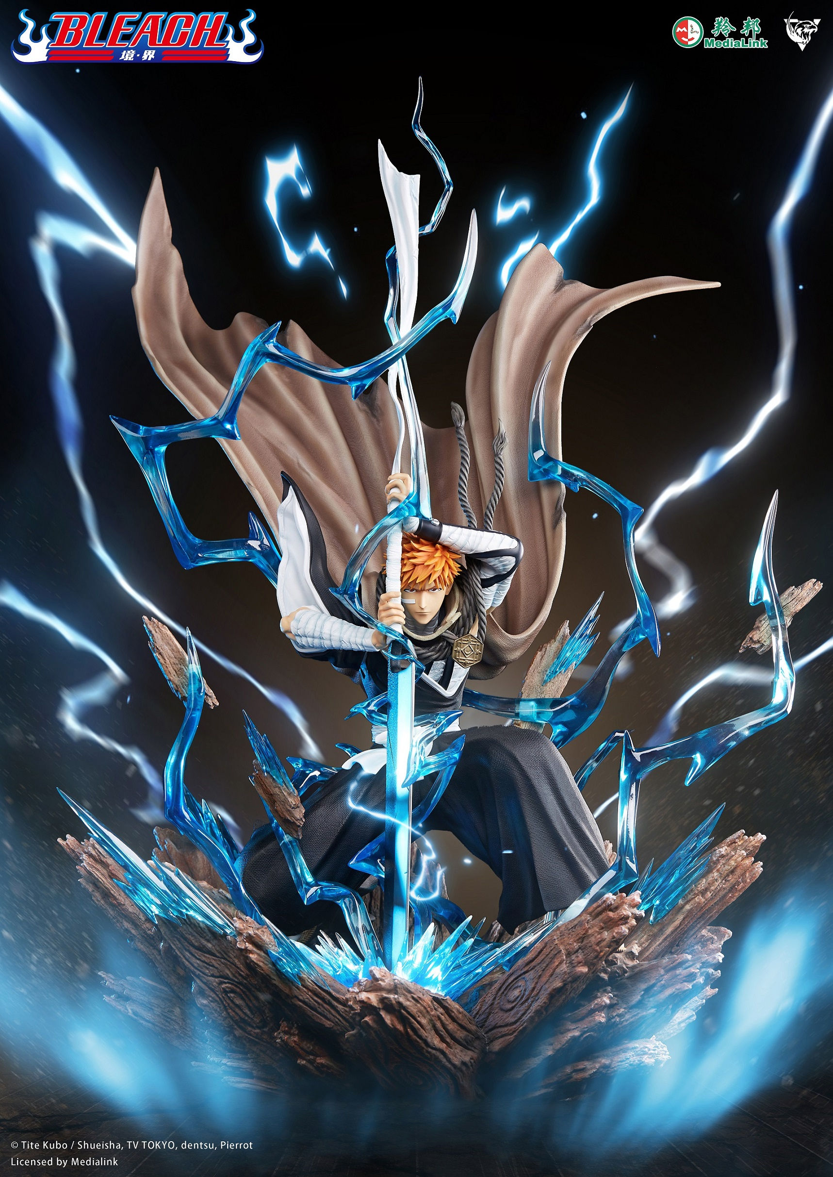 Trieagles Studio - Bleach Licensed 1/4th Scale Ichigo Kurosaki Resin Statue