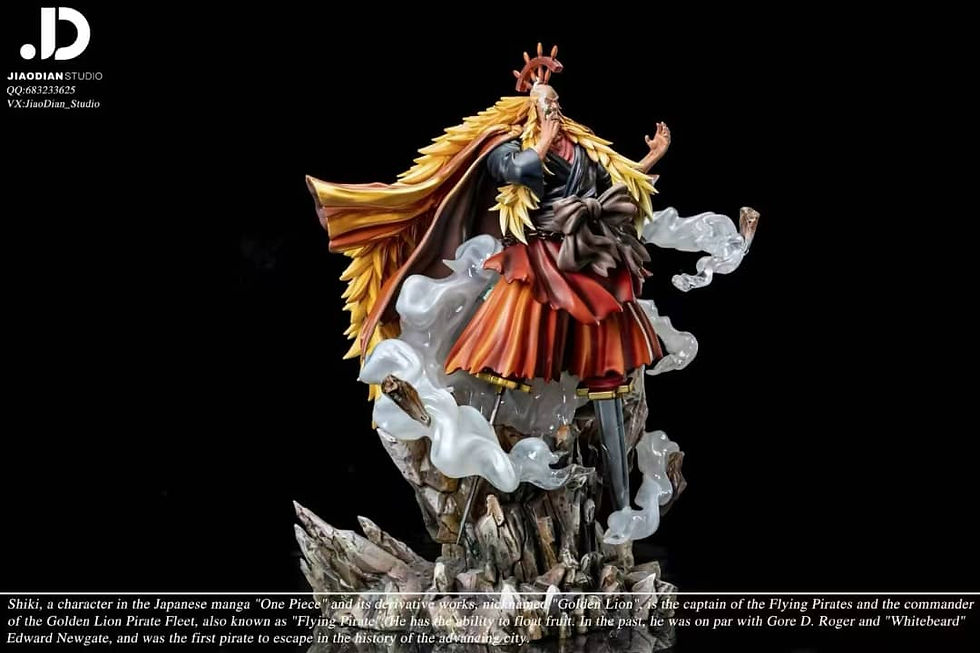 JiaoDian Studio - One Piece - Golden Lion Shiki GK Resin Statue