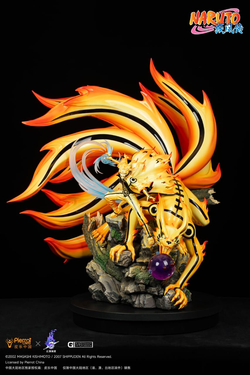 Pierrot China X Pickstar Studio - Uzumaki Naruto Kurama Sage Mode Resin Statue