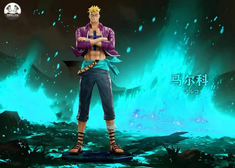 Clone Studio - One Piece - Portgas D Ace & Marco GK Resin Statues