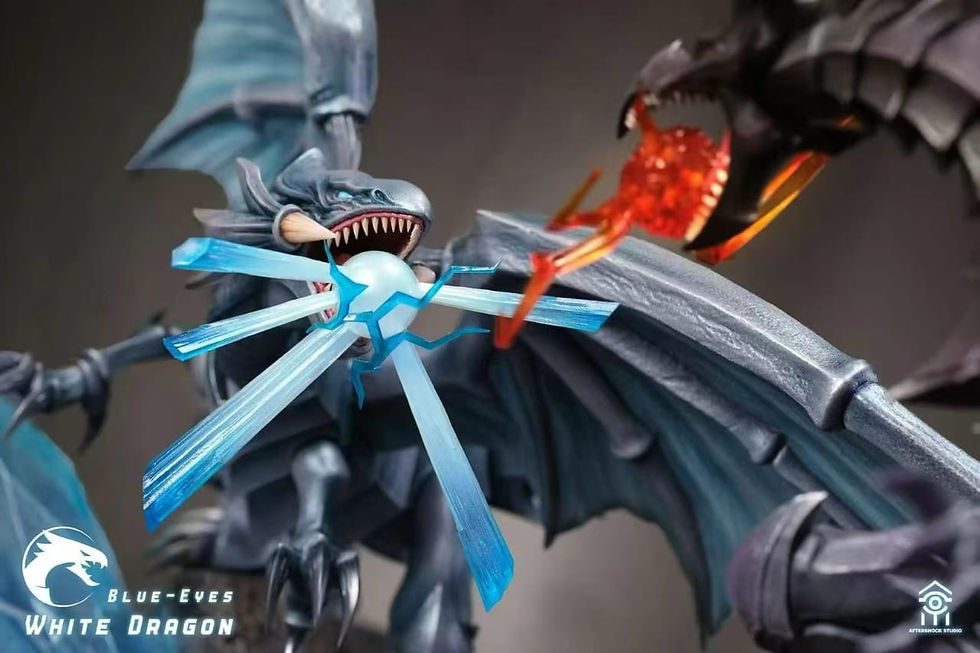 Aftershock Studio - Yu-Gi-Oh! - Blue Eyes White Dragon & Red Eyes Black Dragon