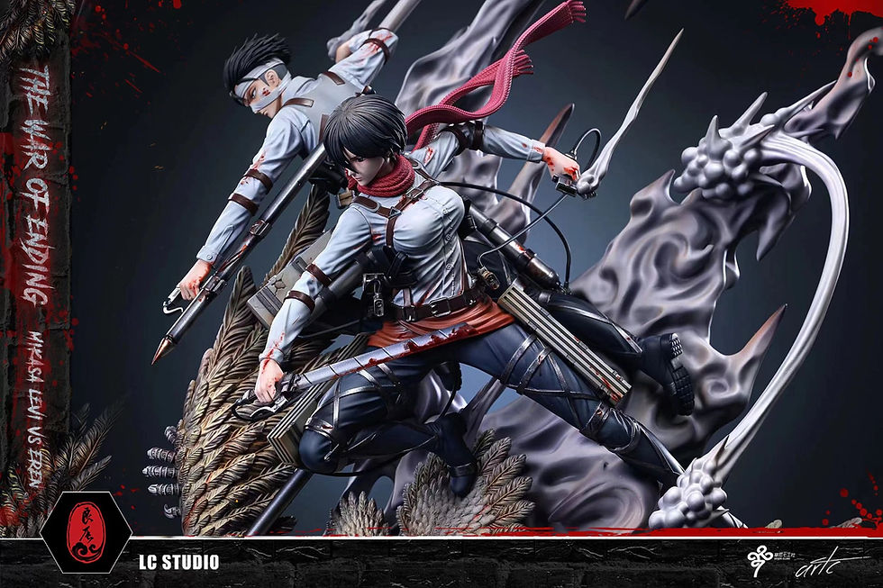 Thumbnail: LC Studio - Attack on Titan Mikasa & Levi VS Eren Titan GKResinStatues