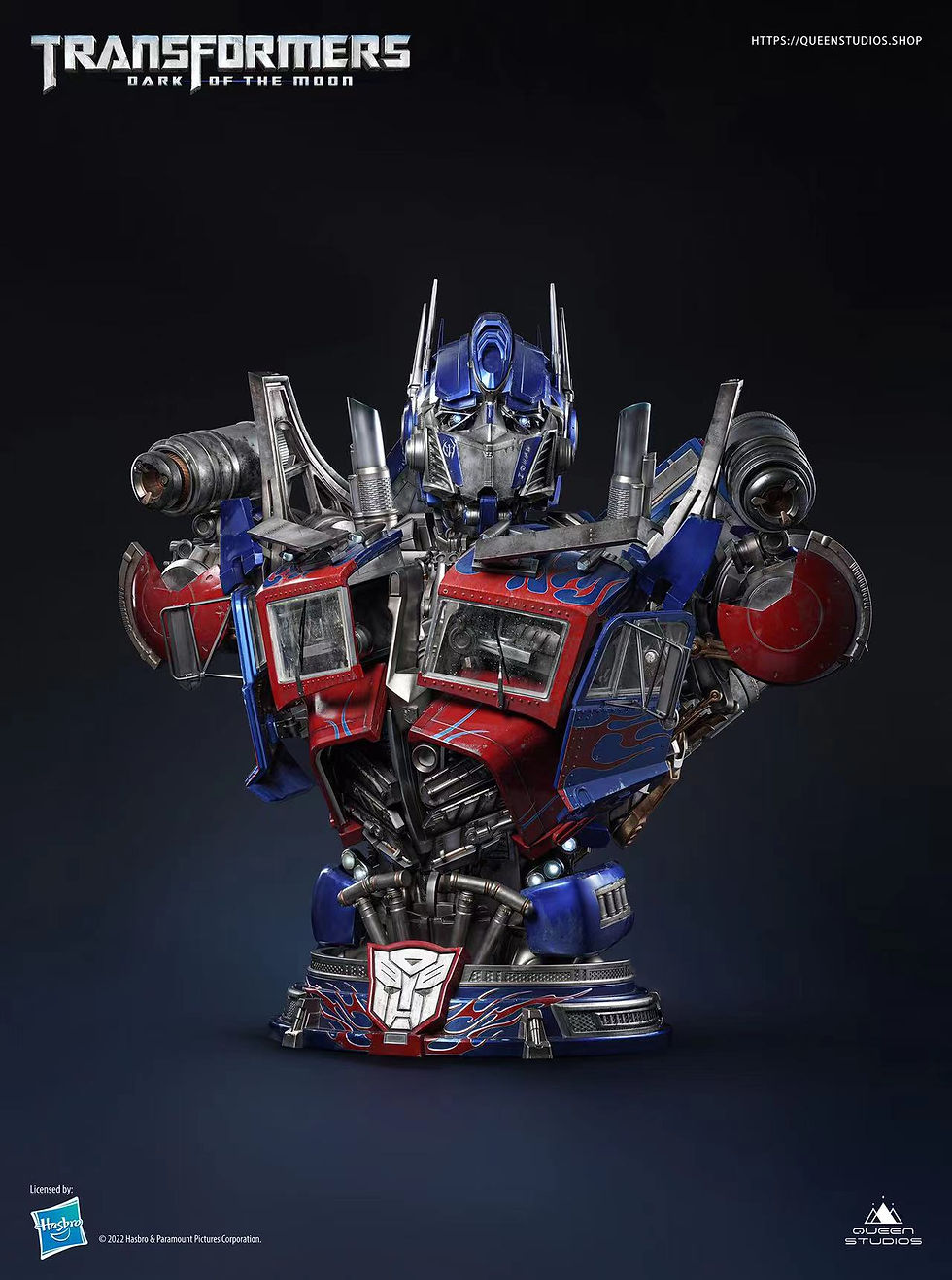 Queen Studios - Hasbro Licensed Life Size Optimus Prime Bust