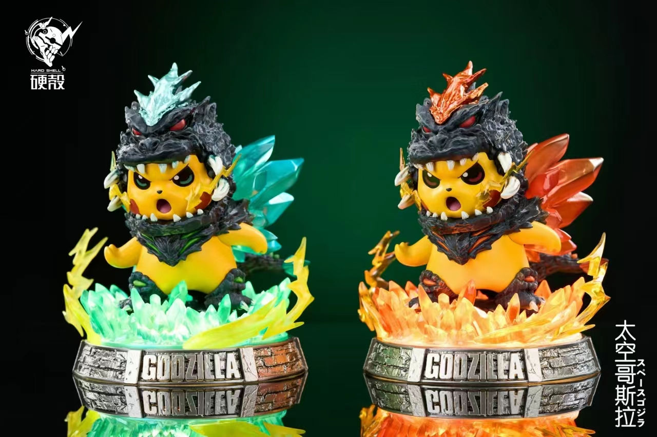 Hard Shell Studio - Pokemon - Pikachu cos Godzilla GK Resin Statue