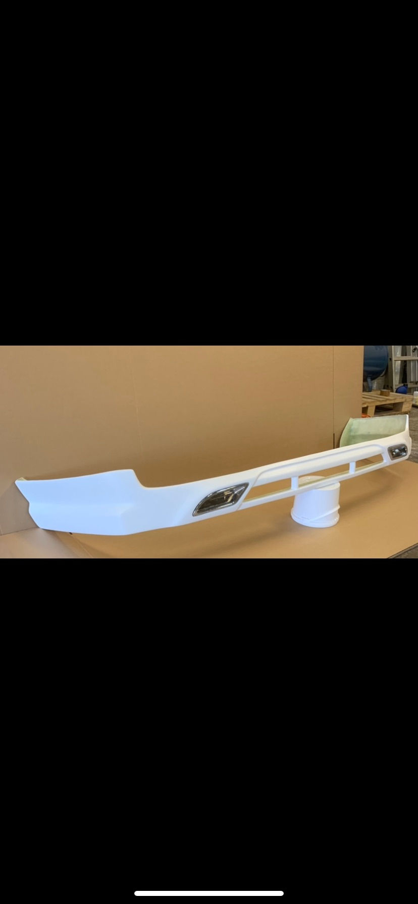 Thumbnail: Ford Transit Custom V1 Rear Splitter (with exhaust inserts )2013-2023