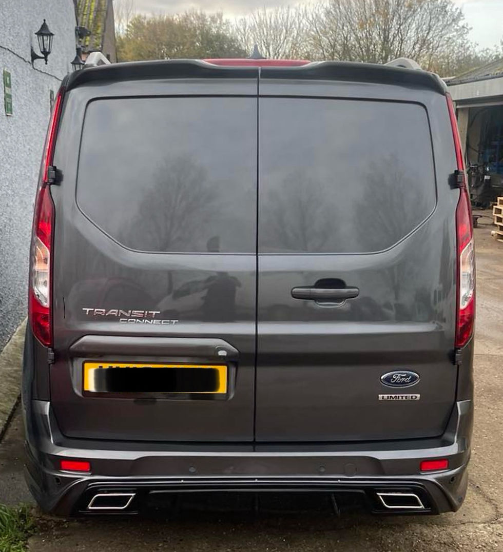 Thumbnail: Ford Transit Connect 2014-2024 (Facelift & Prefacelift) V2 Rear Splitter
