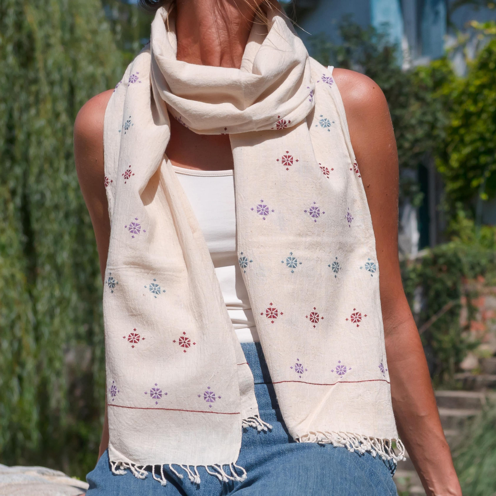 Châle Khadi en Coton Kala