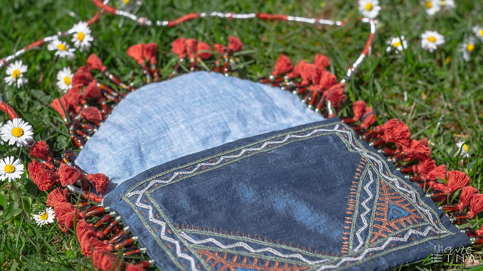 Miniatura: Bolsa Rabari de seda 