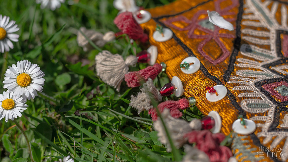 Miniature : Sac de soie Rabari
