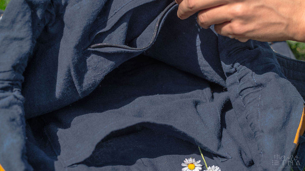 Miniature : Sac à bandoulière Rabari-Indigo