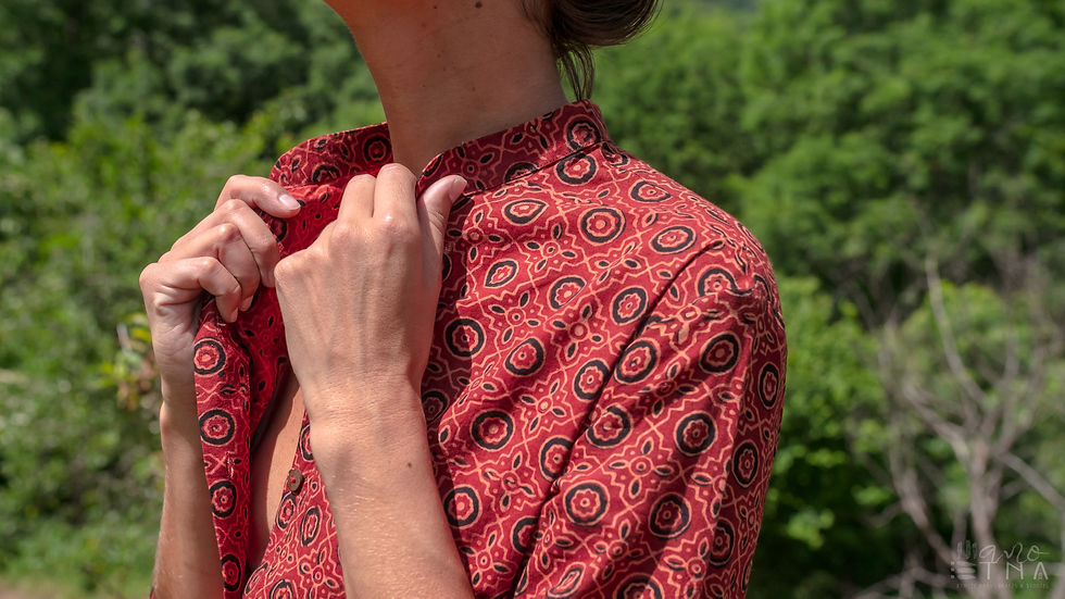 Thumbnail: Lac Ajrakh Kurta
