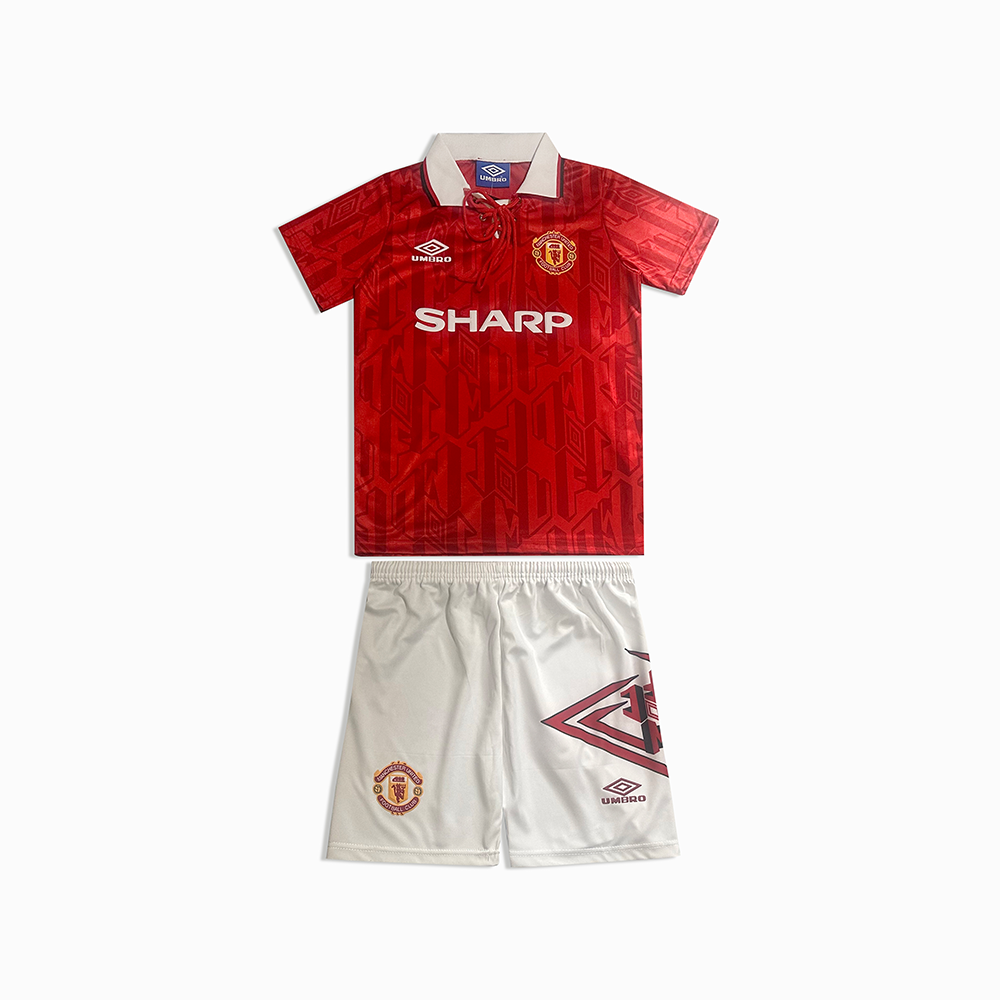 Youth Man United 1990-92 Home Kit