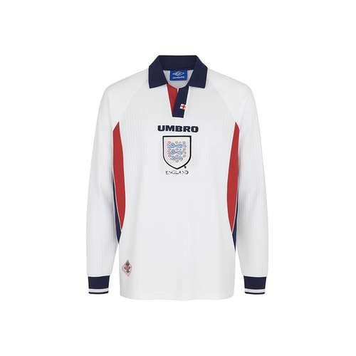 1997/98/99 England  L/S Mサイズ ENGLAND 1997/1998 HOME FOOTBALL SOCCER JERSEY SHIRT VINTAGE by